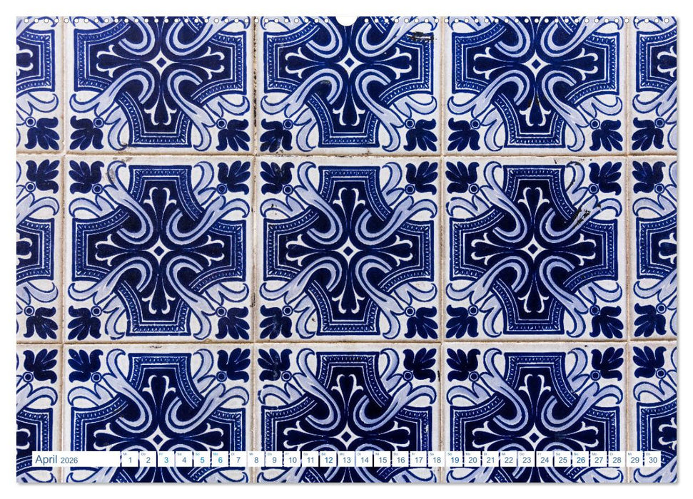 Fliesen von Lissabon (CALVENDO Wandkalender 2026)