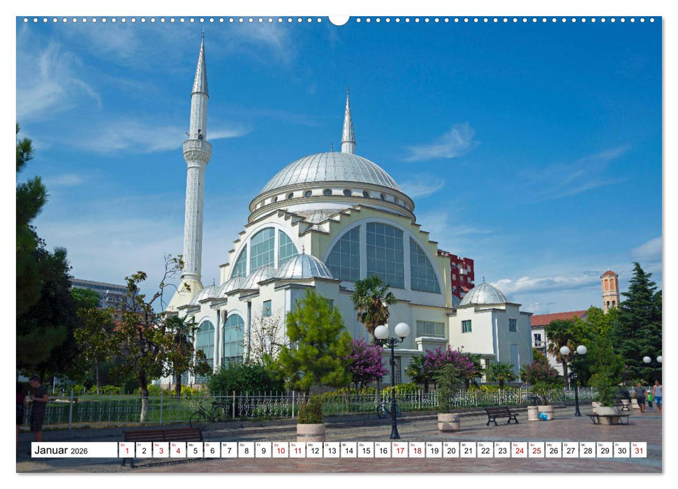 ALBANIENS Schönheiten (CALVENDO Wandkalender 2026)