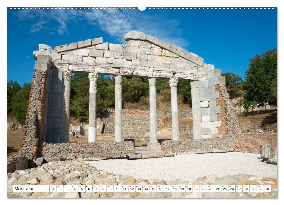 ALBANIENS Schönheiten (CALVENDO Wandkalender 2026)