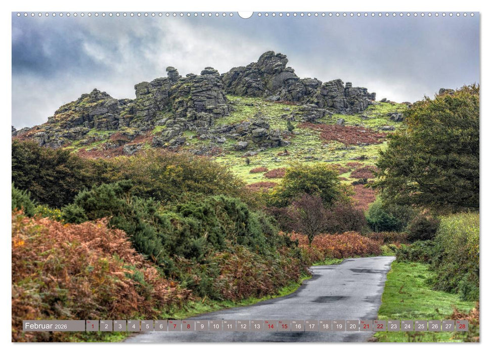 Dartmoor, herbe Schönheit im Süden Englands (CALVENDO Wandkalender 2026)