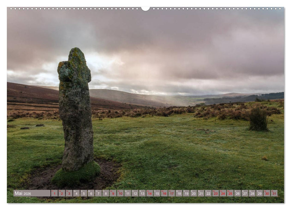 Dartmoor, herbe Schönheit im Süden Englands (CALVENDO Wandkalender 2026)