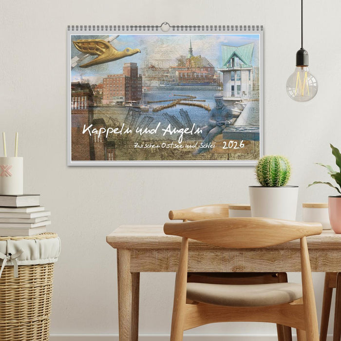 Kappeln und Angeln - Zwischen Ostsee und Schlei (CALVENDO Wandkalender 2026)
