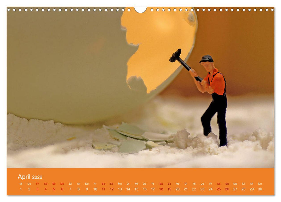 Miniaturen - Klein ganz groß (CALVENDO Wandkalender 2026)