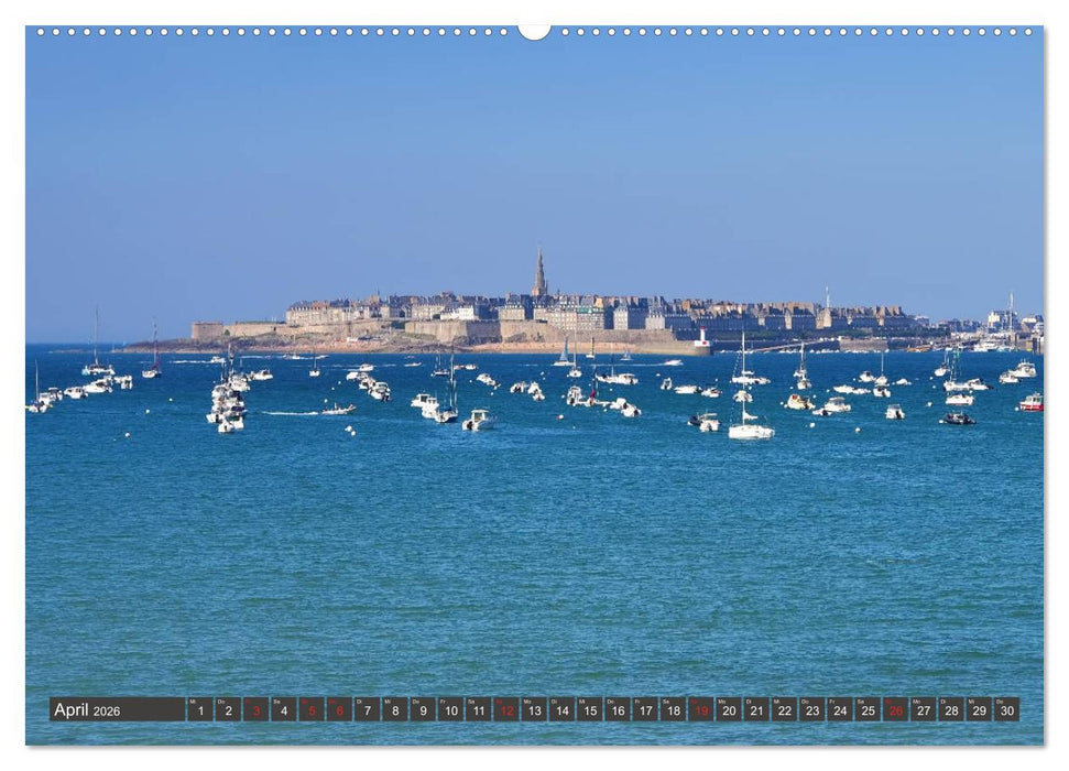 Saint Malo - Stadt der Korsaren (CALVENDO Wandkalender 2026)