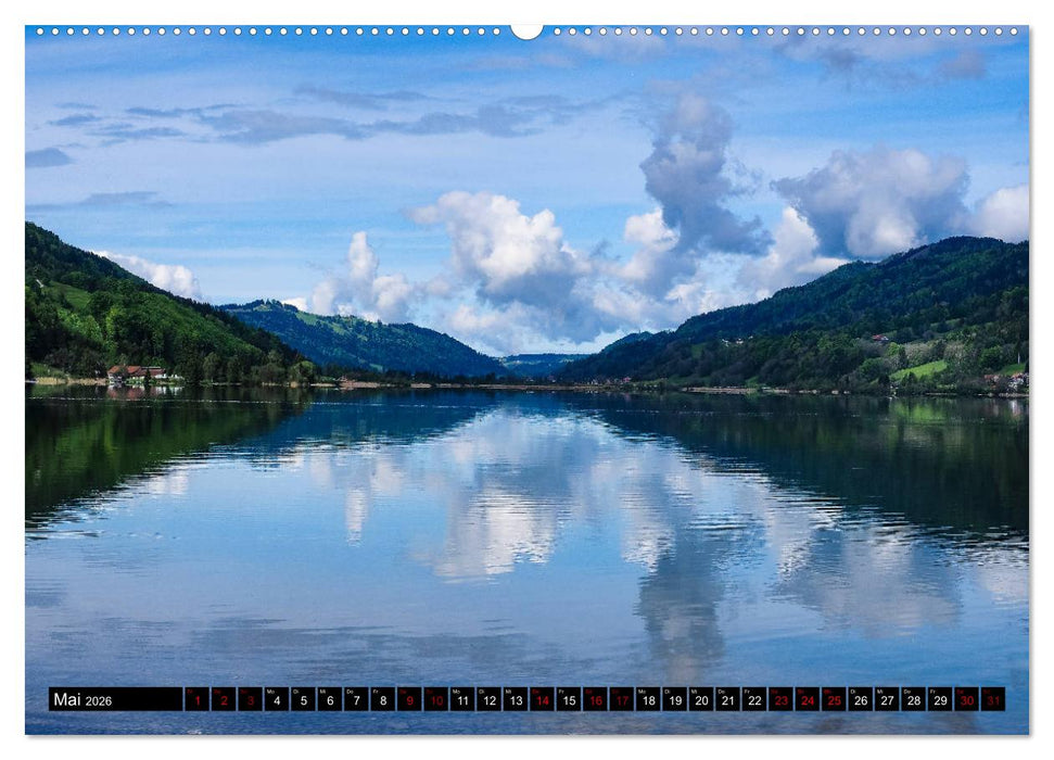 Ausflugsziele rund um Isny (CALVENDO Wandkalender 2026)