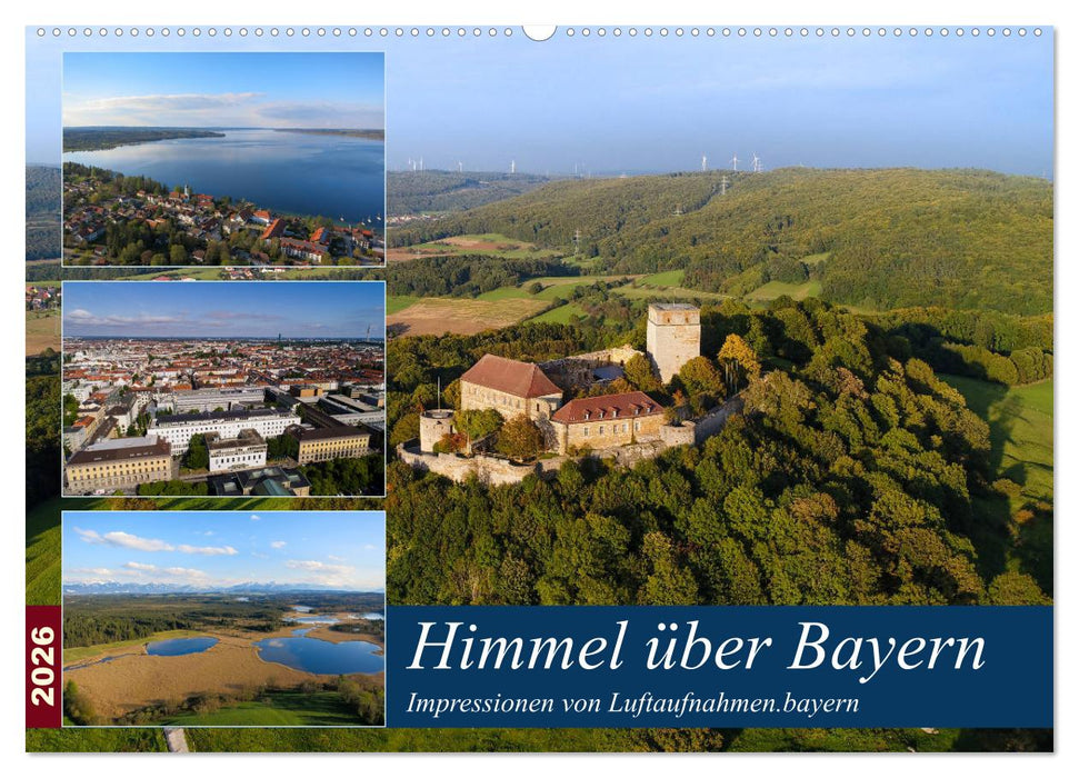 Himmel über Bayern (CALVENDO Wandkalender 2026)
