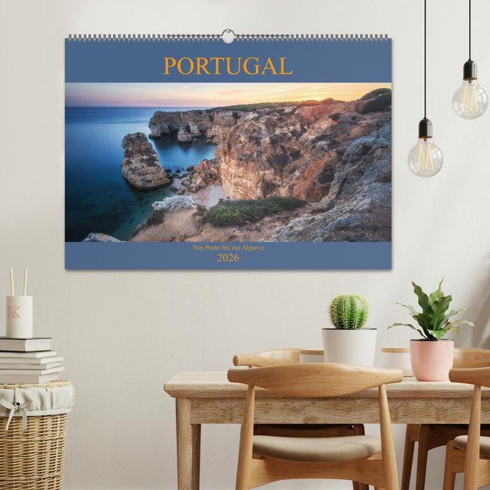 Portugal - Von Porto bis zur Algarve (CALVENDO Wandkalender 2026)