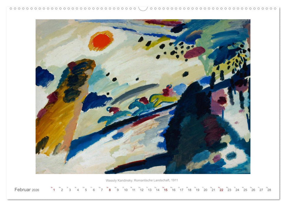 Klassische Moderne 2026 - Mit Kunst durchs Jahr (CALVENDO Wandkalender 2026)