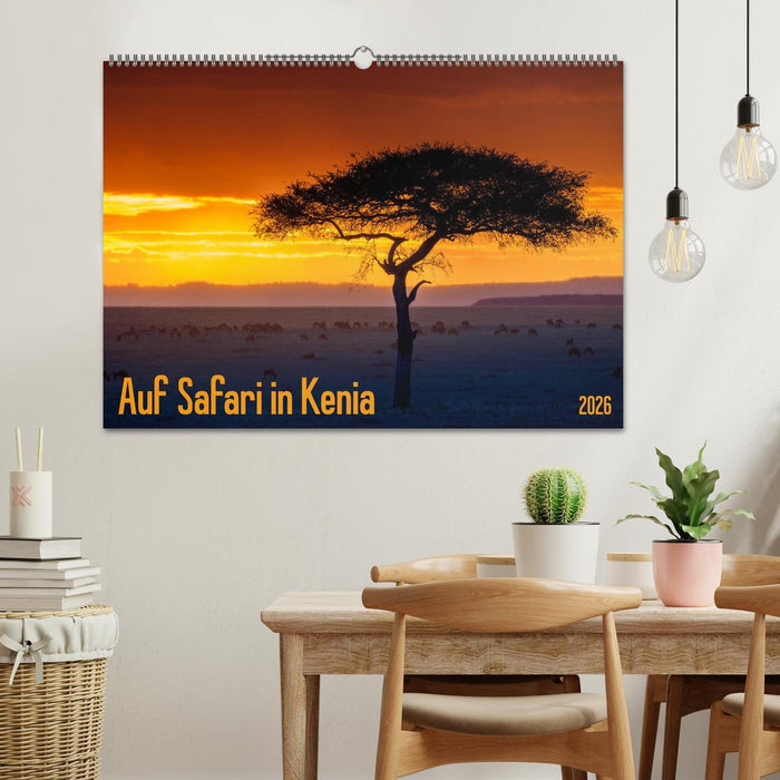 Auf Safari in Kenia 2026 (CALVENDO Wandkalender 2026)