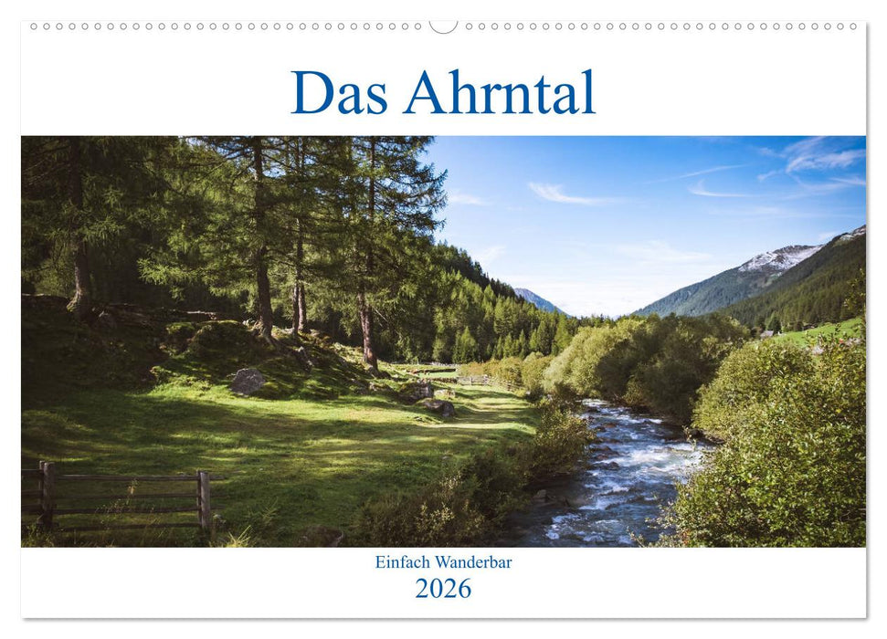 Das Ahrntal (CALVENDO Wandkalender 2026)