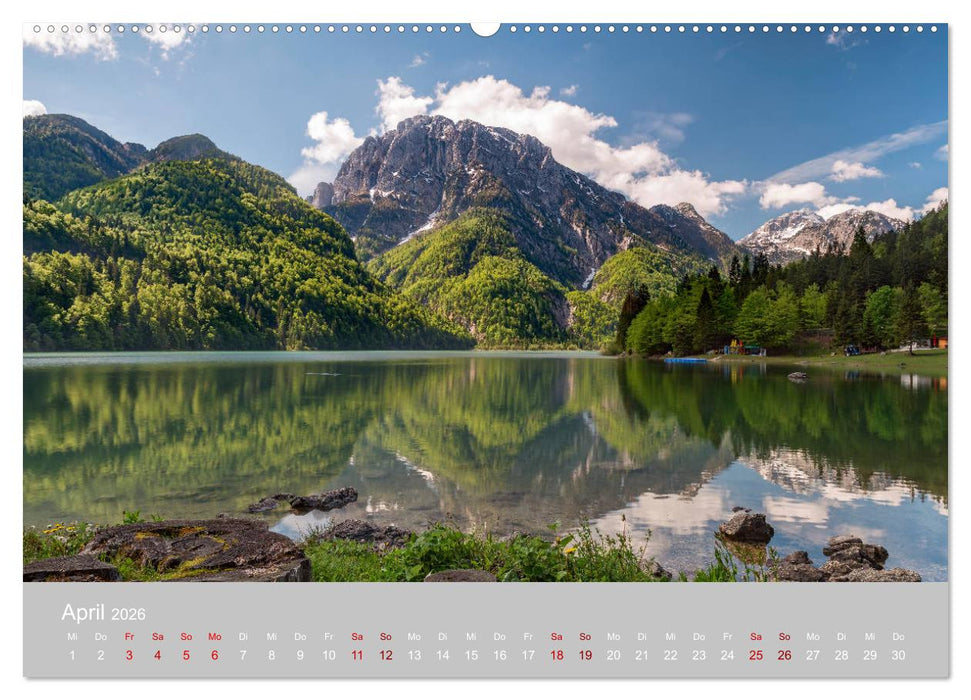 Die Julischen Alpen (CALVENDO Wandkalender 2026)