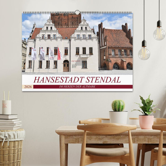 Hansestadt Stendal (CALVENDO Wandkalender 2026)