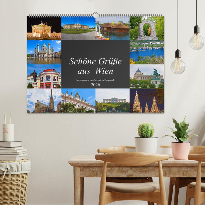 Schöne Grüße aus Wien (CALVENDO Wandkalender 2026)
