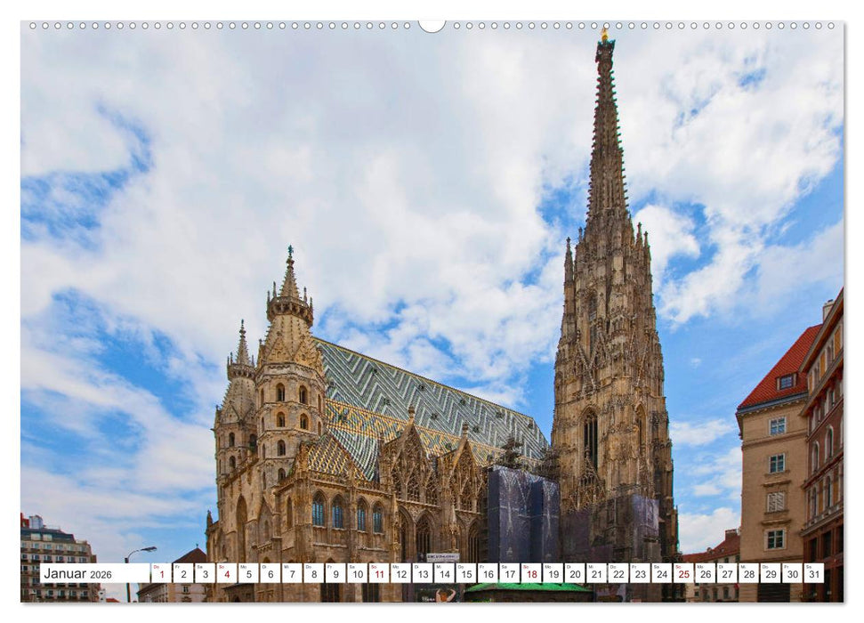 Schöne Grüße aus Wien (CALVENDO Wandkalender 2026)