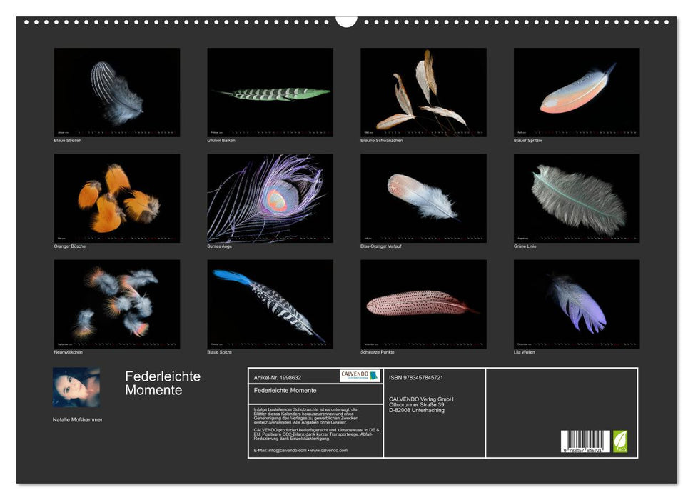 Federleichte Momente (CALVENDO Wandkalender 2026)