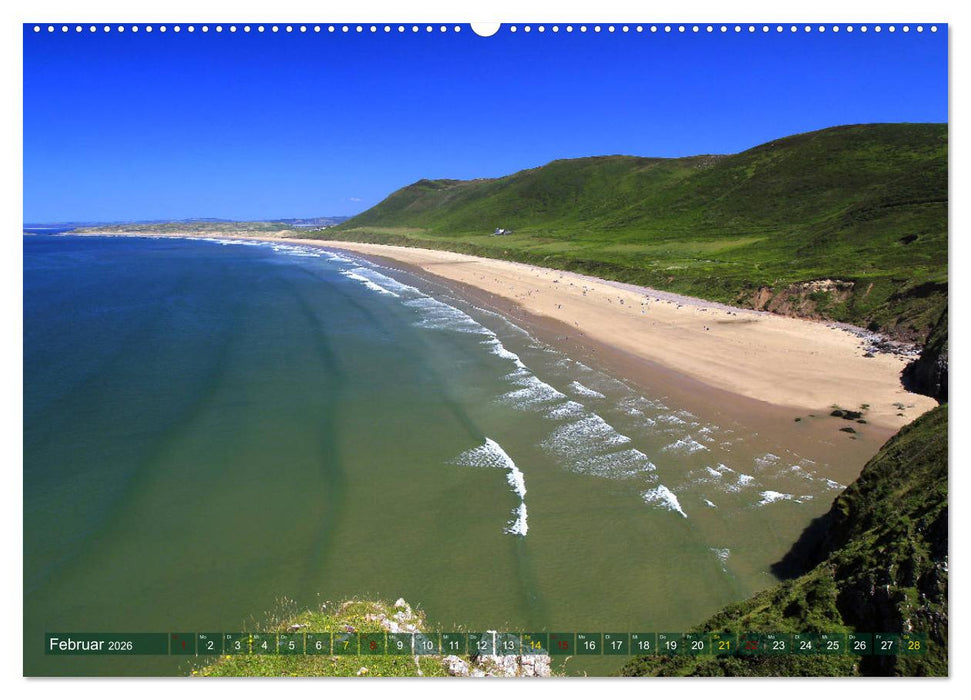 Naturwunder Wales (CALVENDO Wandkalender 2026)