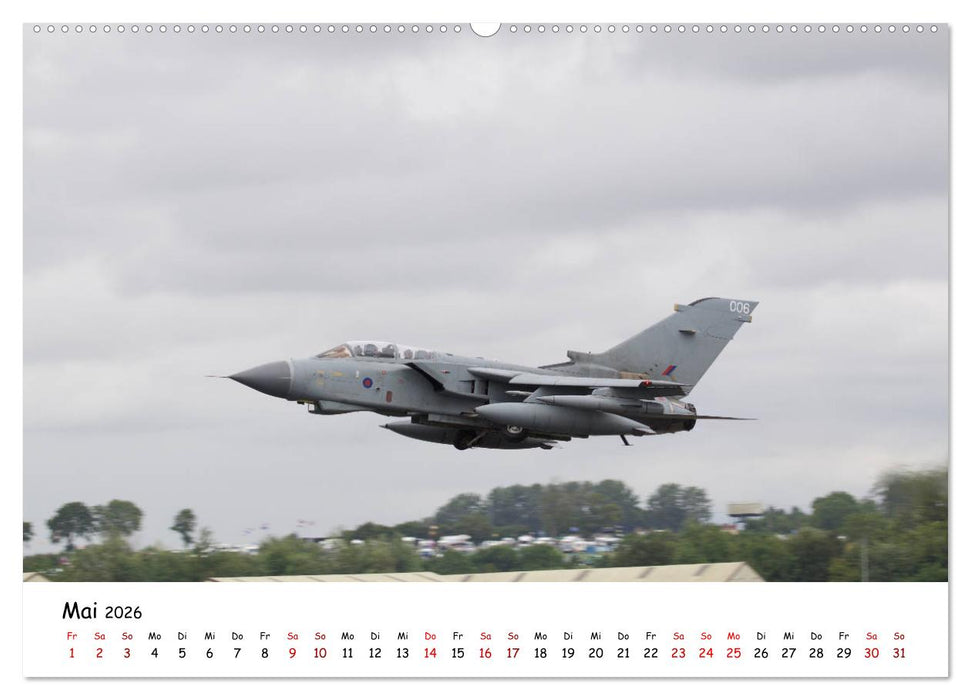 Militärjets Panavia Tornado (CALVENDO Wandkalender 2026)