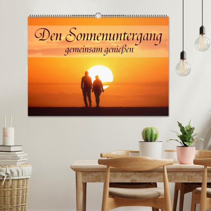 Den Sonnenuntergang gemeinsam genießen (CALVENDO Wandkalender 2026)