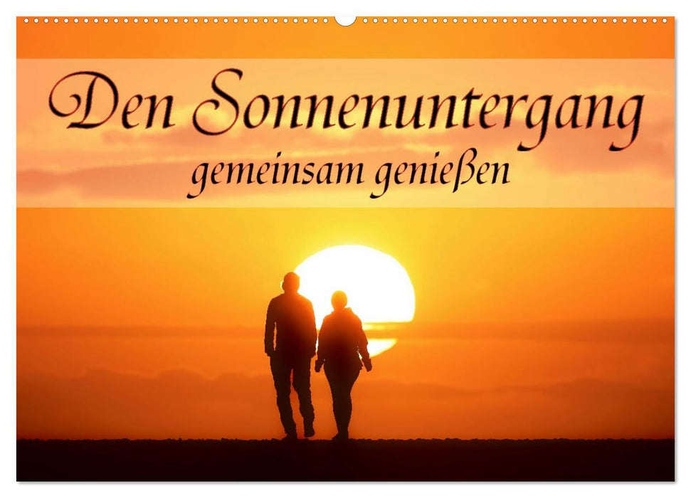 Den Sonnenuntergang gemeinsam genießen (CALVENDO Wandkalender 2026)