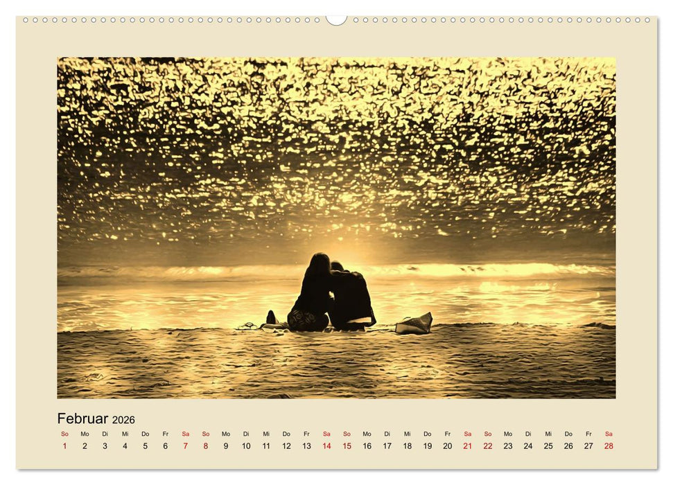 Den Sonnenuntergang gemeinsam genießen (CALVENDO Wandkalender 2026)