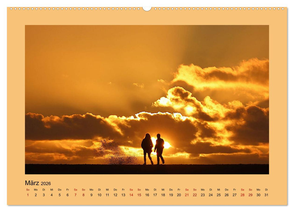 Den Sonnenuntergang gemeinsam genießen (CALVENDO Wandkalender 2026)