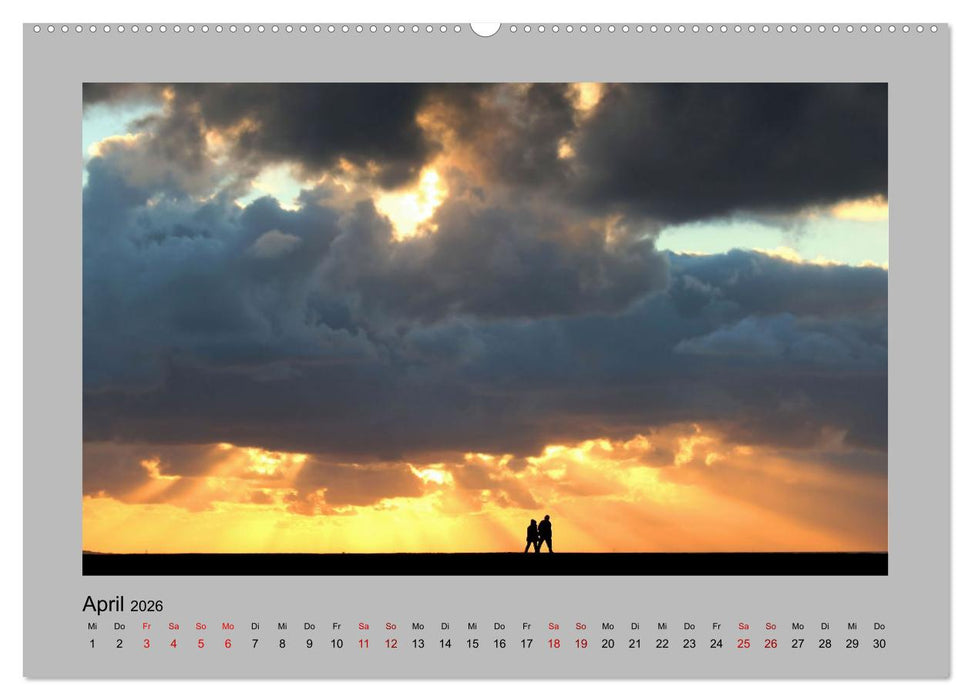 Den Sonnenuntergang gemeinsam genießen (CALVENDO Wandkalender 2026)