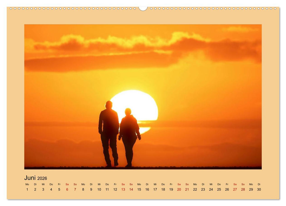 Den Sonnenuntergang gemeinsam genießen (CALVENDO Wandkalender 2026)