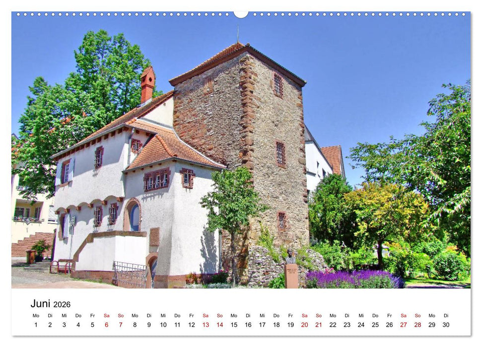 Wiesloch - Spaziergang durch die Altstadt (CALVENDO Wandkalender 2026)