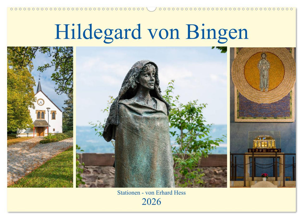 Hildegard von Bingen - Stationen (CALVENDO Wandkalender 2026)