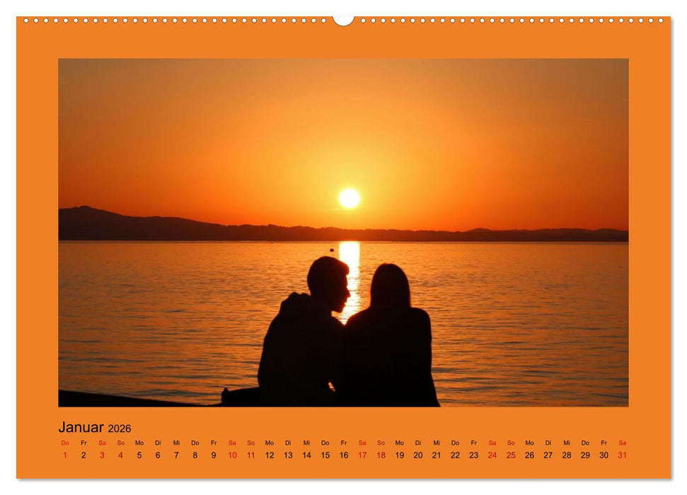 Den Sonnenuntergang gemeinsam genießen (CALVENDO Premium Wandkalender 2026)