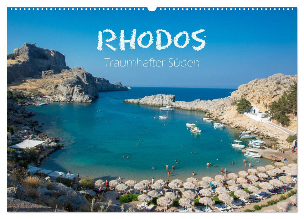 Rhodos - Traumhafter Süden (CALVENDO Wandkalender 2026)