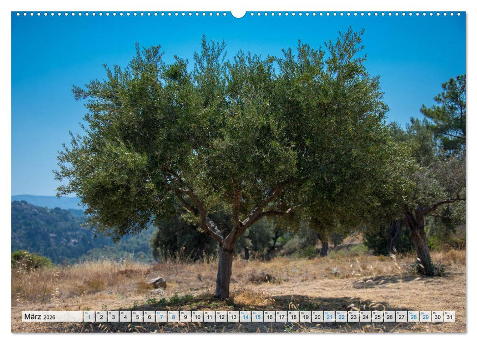 Rhodos - Traumhafter Süden (CALVENDO Wandkalender 2026)