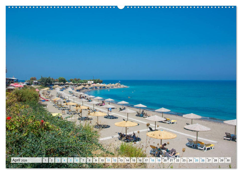 Rhodos - Traumhafter Süden (CALVENDO Wandkalender 2026)