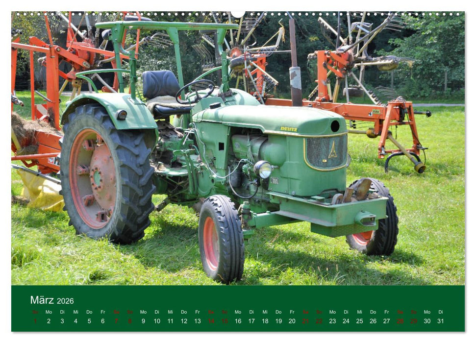 TRECKER-SCHLEPPER. Unverzichtbare Helfer in der Landwirtschaft (CALVENDO Wandkalender 2026)