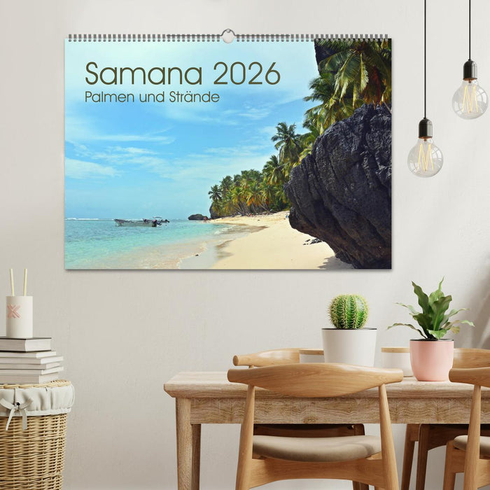 Samana - Palmen und Strände (CALVENDO Wandkalender 2026)
