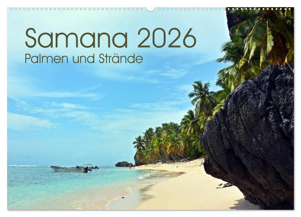 Samana - Palmen und Strände (CALVENDO Wandkalender 2026)
