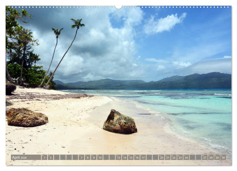 Samana - Palmen und Strände (CALVENDO Wandkalender 2026)