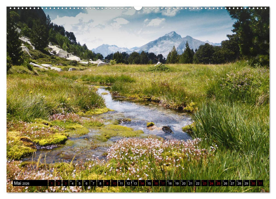 Zauber der Pyrenäen - Wandern in den östlichen Pyrenäen (CALVENDO Wandkalender 2026)