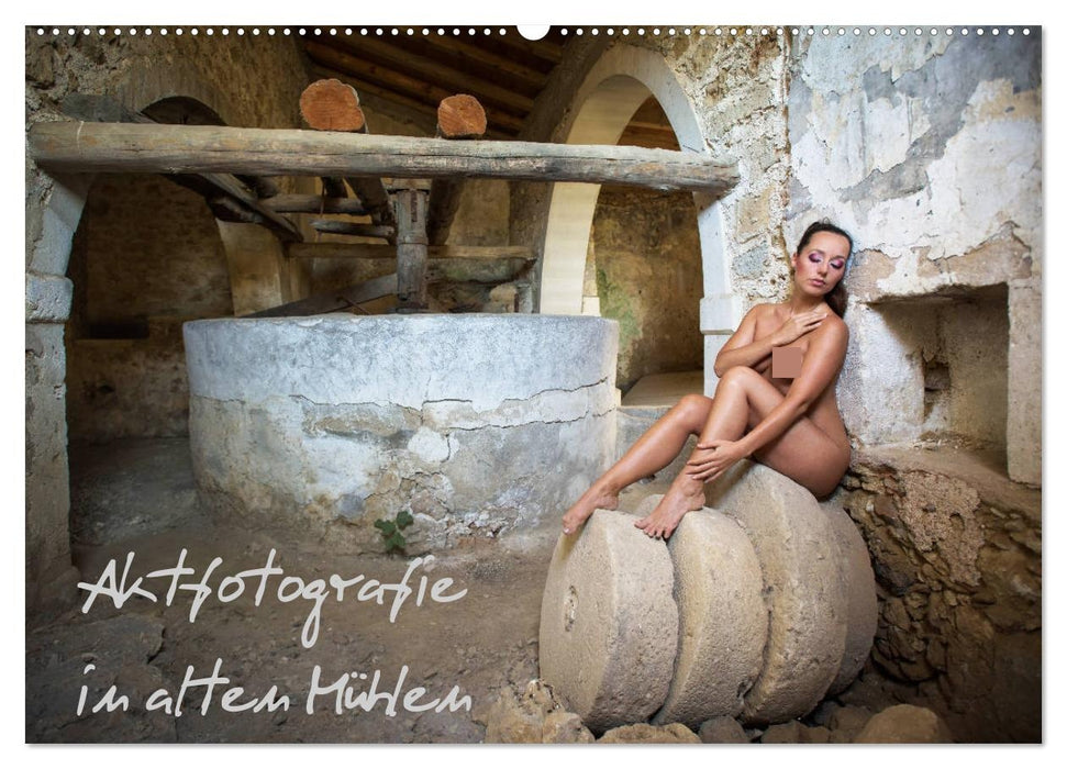 Aktfotografie in alten Mühlen (CALVENDO Wandkalender 2026)