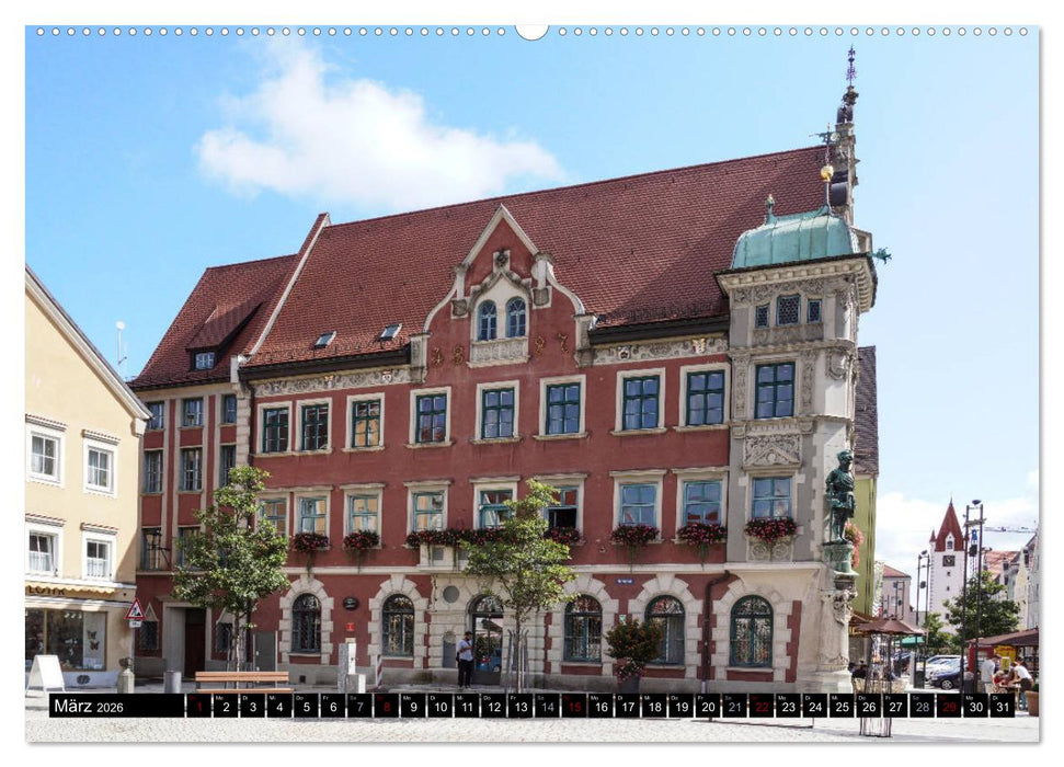 Das Allgäu - Seine malerischen Altstädte (CALVENDO Wandkalender 2026)