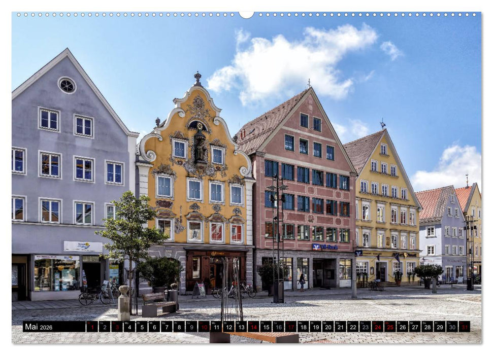 Das Allgäu - Seine malerischen Altstädte (CALVENDO Wandkalender 2026)