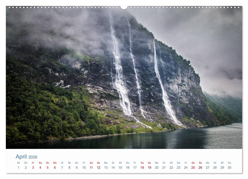 Nordkapp - Norwegens Küstenlandschaft (CALVENDO Wandkalender 2026)