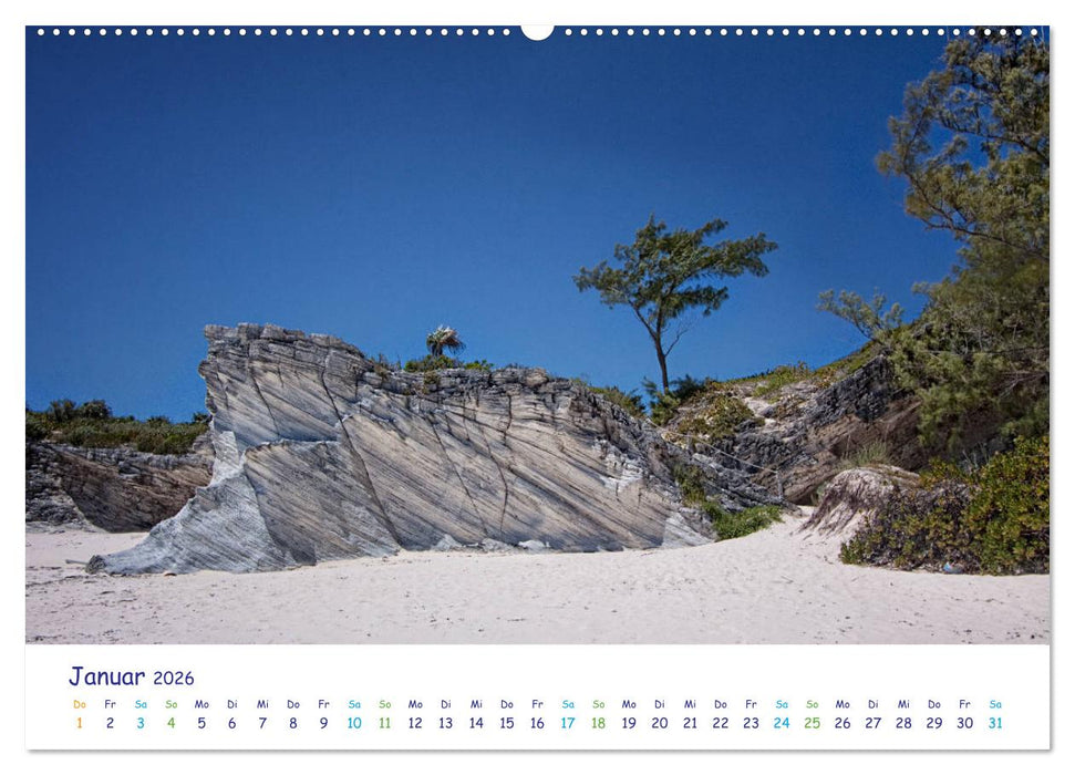 Bahamas-Eleuthera unterwegs am Lighthouse Beach (CALVENDO Wandkalender 2026)