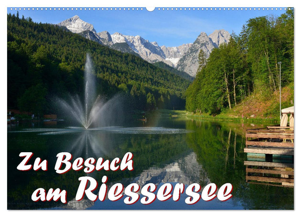 Zu Besuch am Riessersee (CALVENDO Wandkalender 2026)