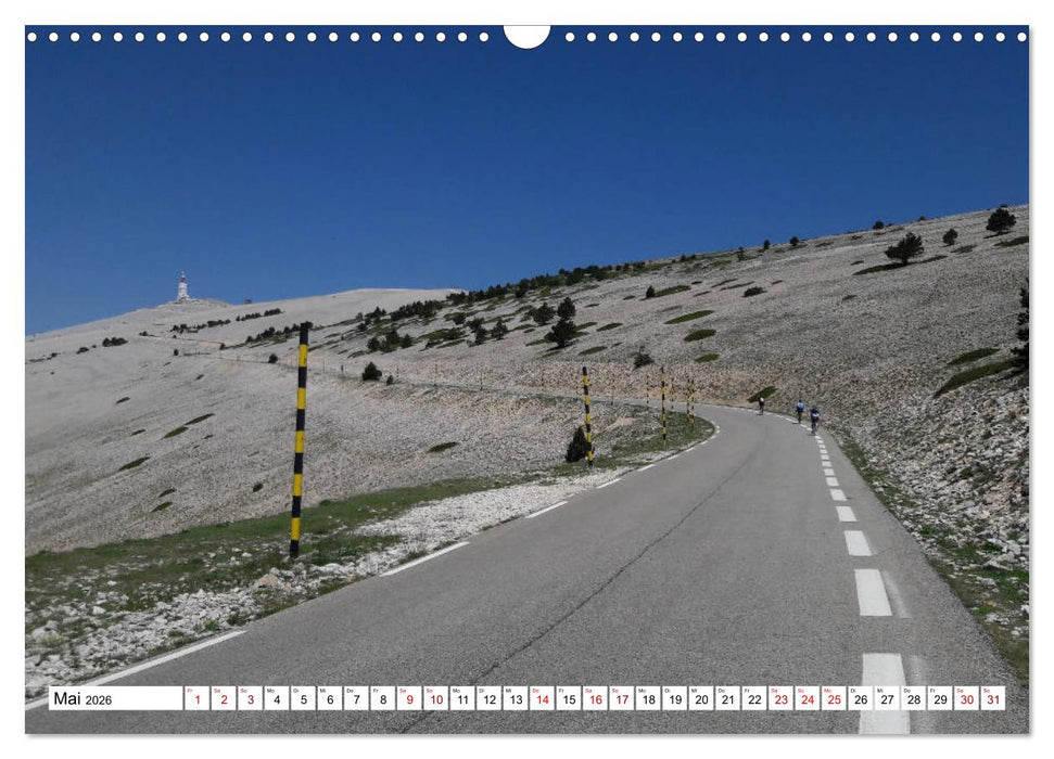 Mit dem Rennrad zum Mont Ventoux (CALVENDO Wandkalender 2026)