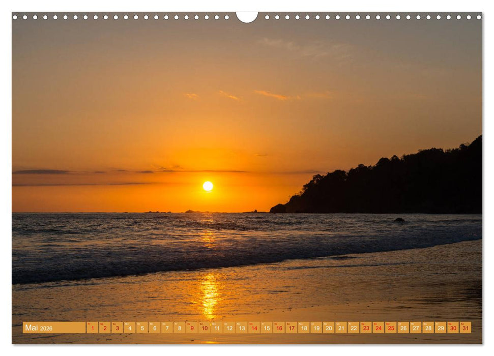 Farbenfrohes Costa Rica (CALVENDO Wandkalender 2026)