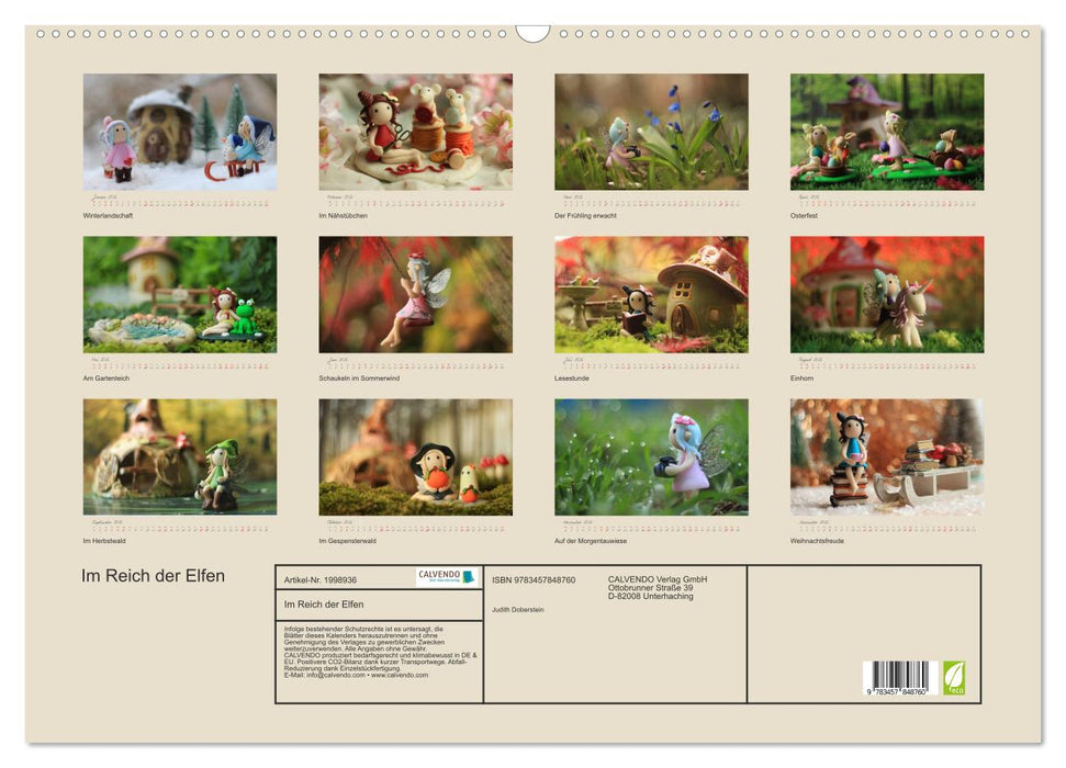 Im Reich der Elfen (CALVENDO Wandkalender 2026)
