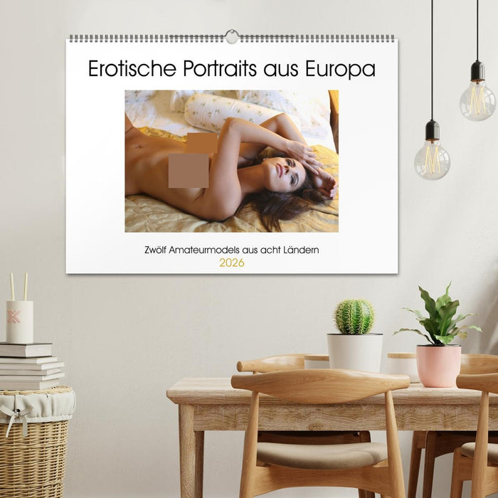 Erotische Portraits aus Europa (CALVENDO Wandkalender 2026)
