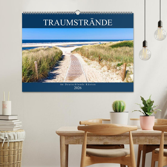 Traumstrände an Deutschlands Küsten (CALVENDO Wandkalender 2026)