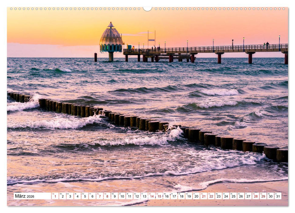 Traumstrände an Deutschlands Küsten (CALVENDO Wandkalender 2026)